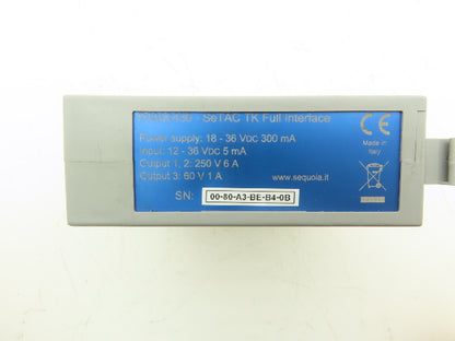 Sequoia P0000430 SeTAC TK Full Interface 18-36VDC 300 mA Triaxial Module