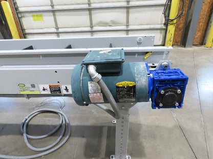 Hytrol 16"x 14'L Parts Conveyor 12" Cleated Belt 1HP 230/460V 3PH 66FPM
