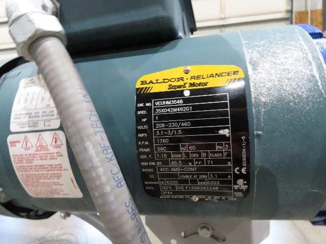 Hytrol 16"x 14'L Parts Conveyor 12" Cleated Belt 1HP 230/460V 3PH 66FPM