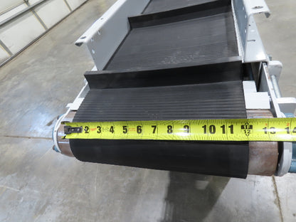Hytrol 16"x 14'L Parts Conveyor 12" Cleated Belt 1HP 230/460V 3PH 66FPM