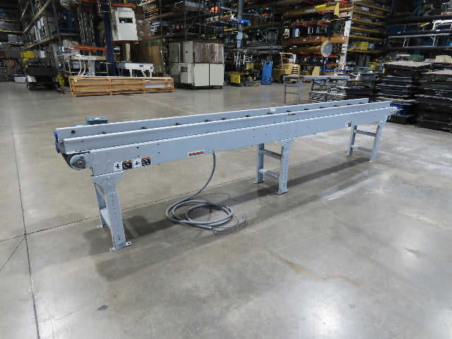 Hytrol 16"x 14'L Parts Conveyor 12" Cleated Belt 1HP 230/460V 3PH 66FPM