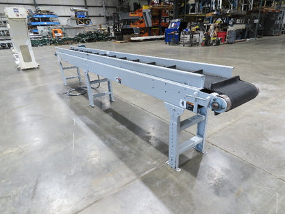 Hytrol 16"x 14'L Parts Conveyor 12" Cleated Belt 1HP 230/460V 3PH 66FPM
