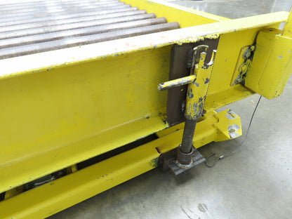 54"W x 55"L Pallet Rotator Transfer Conveyor 50"BF 2.5" Gravity Roller Turntable