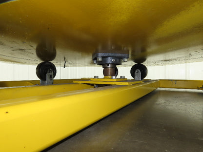 54"W x 55"L Pallet Rotator Transfer Conveyor 50"BF 2.5" Gravity Roller Turntable