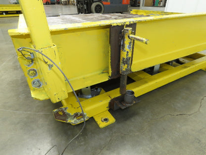 54"W x 55"L Pallet Rotator Transfer Conveyor 50"BF 2.5" Gravity Roller Turntable