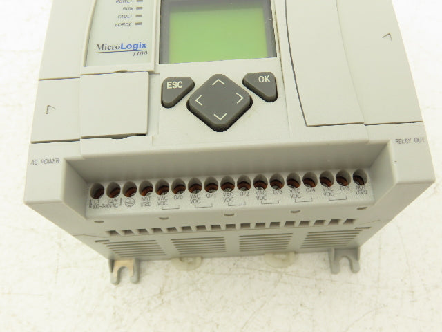 Allen Bradley 1763-L16AWA MicroLogix 1100 16 Point PLC Controller Series B FW 9