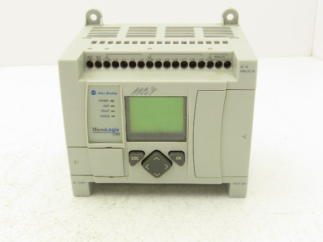 Allen Bradley 1763-L16AWA MicroLogix 1100 16 Point PLC Controller Series B FW 9