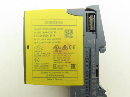Siemens 6ES7 136-6BA00-0CA0 SIMATIC ET200SP Digital Input F-DI 8x HF Lot of 4