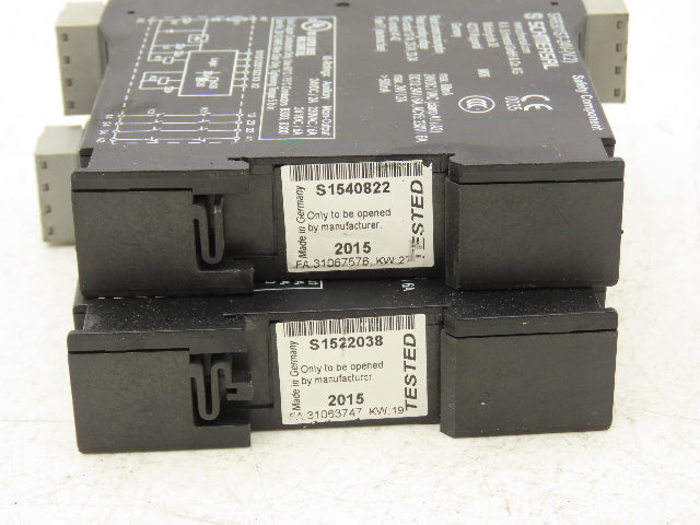 Schmersal SRB301ST-24V-(V.2) Automation Protect Safety Relay Unit 24VDC Lot of 2