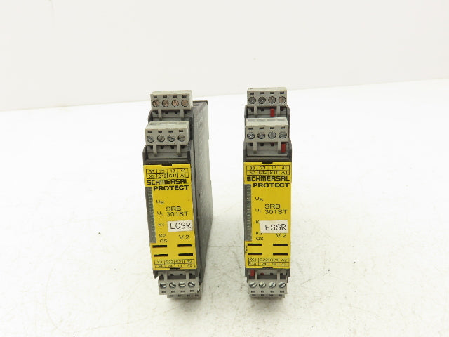 Schmersal SRB301ST-24V-(V.2) Automation Protect Safety Relay Unit 24VDC Lot of 2