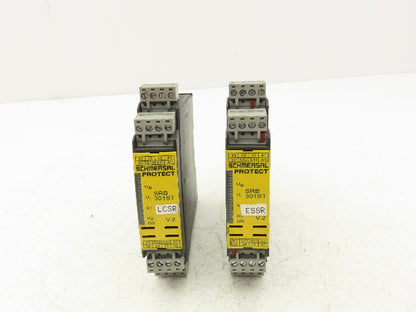 Schmersal SRB301ST-24V-(V.2) Automation Protect Safety Relay Unit 24VDC Lot of 2