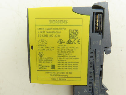 Siemens 6ES7 136-6DB00-0CA0 SIMATIC ET200SP Digital Output F-DQ 4X24 V DC/2A