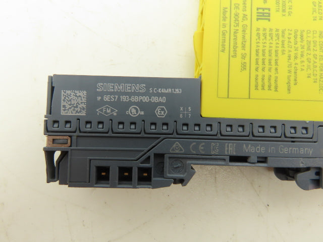 Siemens 6ES7 136-6DB00-0CA0 SIMATIC ET200SP Digital Output F-DQ 4X24 V DC/2A