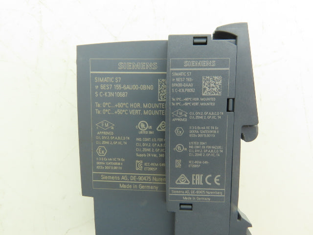Siemens 6ES7 155-6AU00-0BN0 SIMATIC ET200SP PROFINET Interface Module IM 155-6PN
