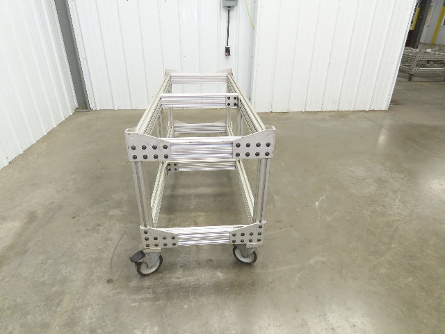 1530 Aluminum Table Work Cart 80/20 Extrusion T Slot 57x21" Caster Machine Base