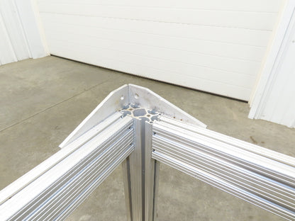 1530 Aluminum Table Work Cart 80/20 Extrusion T Slot 57x21" Caster Machine Base