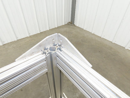 1530 Aluminum Table Work Cart 80/20 Extrusion T Slot 57x21" Caster Machine Base