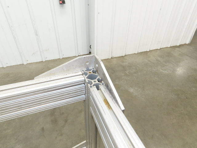1530 Aluminum Table Work Cart 80/20 Extrusion T Slot 57x21" Caster Machine Base