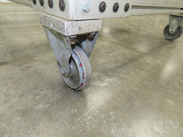1530 Aluminum Table Work Cart 80/20 Extrusion T Slot 63x33" Caster