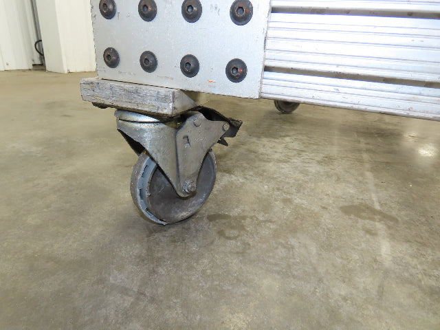 1530 Aluminum Table Work Cart 80/20 Extrusion T Slot 63x33" Caster