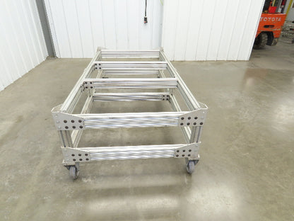 1530 Aluminum Table Work Cart 80/20 Extrusion T Slot 63x33" Caster