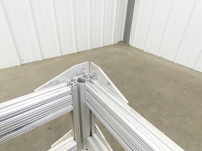 1530 Aluminum Table Work Cart 80/20 Extrusion T Slot 63x33" Caster