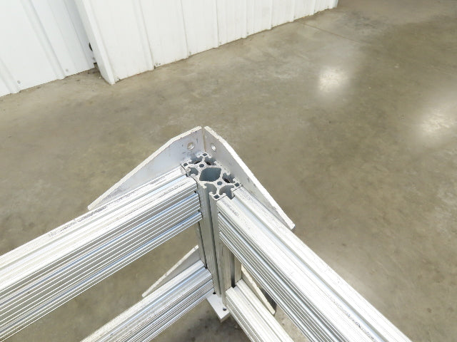 1530 Aluminum Table Work Cart 80/20 Extrusion T Slot 63x33" Caster