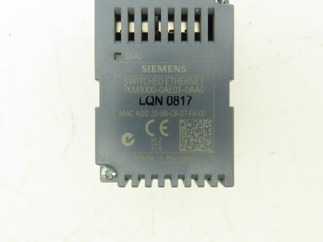 Siemens 7KM9300-0AE01-0AA0 Plug-In Switched Expansion Ethernet PROFINET PAC4200