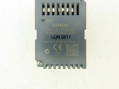 Siemens 7KM9300-0AE01-0AA0 Plug-In Switched Expansion Ethernet PROFINET PAC4200