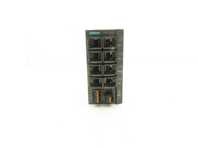 Siemens 6GK5208-0BA10-2AA3 SCALANCE X208 Managed IE Switch 8x 10/100 Mbps RJ45