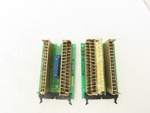 Fanuc A20B-1007-660 I/O Input PCB Backplane & Terminal Module Lot of 2