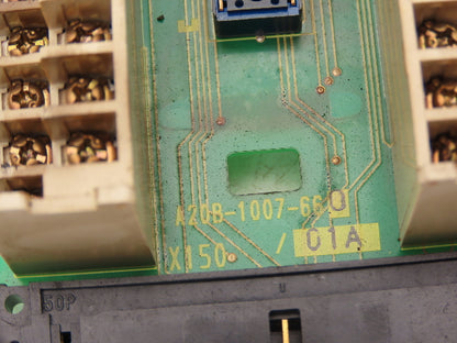 Fanuc A20B-1007-660 I/O Input PCB Backplane & Terminal Module Lot of 2
