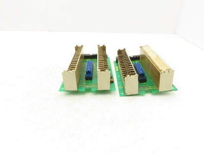 Fanuc A20B-1007-660 I/O Input PCB Backplane & Terminal Module Lot of 2