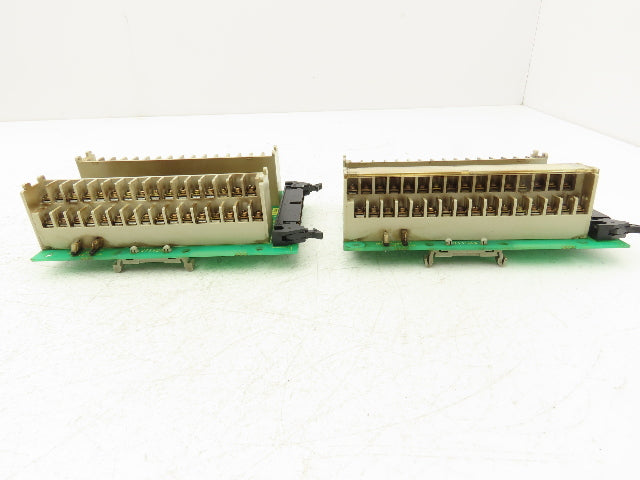 Fanuc A20B-1007-660 I/O Input PCB Backplane & Terminal Module Lot of 2