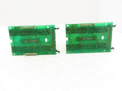 Fanuc A20B-1007-660 I/O Input PCB Backplane & Terminal Module Lot of 2