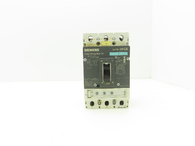 Siemens HFK3R150 Circuit Breaker Type HFGB 150A NEMA with operator