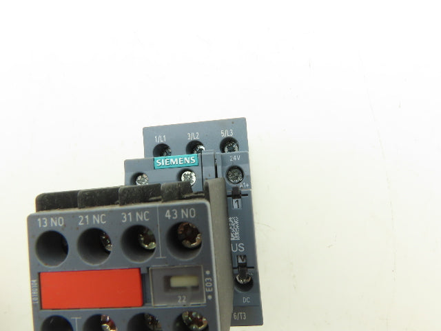 Siemens 3RT2024-1DB44-3MA0 Motor Starter Contactor 10Hp 575V 3Ph Screw Terminal