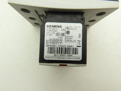 Siemens 3RT1036-1BB44-3MA0 Motor Starter Contactor 50Hp 575V 3Ph Lot of 2