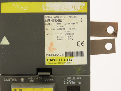 Fanuc A06B-6096-H207 Servo Amplifier Module 283-325V 8.5 kW Series