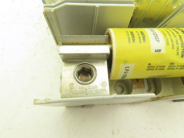 Eaton Bussman JM60200-3CR Modular Fuse Block 110-200A 3-Pole Class J Series JM