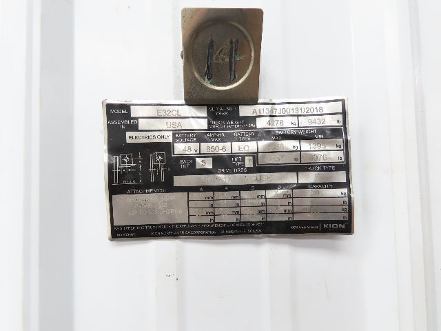 Linde 3903504231 Forklift CP Control Output Module Removed From E32CL