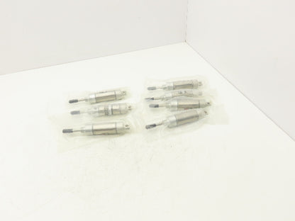 ARO Single Acting Round Pneumatic Air Cylinder 1" Stroke Spring Return -Lot of 7
