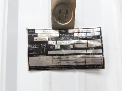 Linde Forklift Accelerator & Brake Pedal Assembly With Potentiometer From E32CL