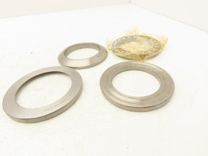 SKF 712 U Thrust Ball Bearing Race 3.54" OD x 2.36 ID x 1.2" Width Lot of 2