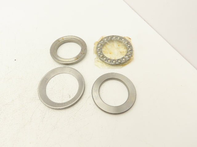 SKF 712 U Thrust Ball Bearing Race 3.54" OD x 2.36 ID x 1.2" Width Lot of 2