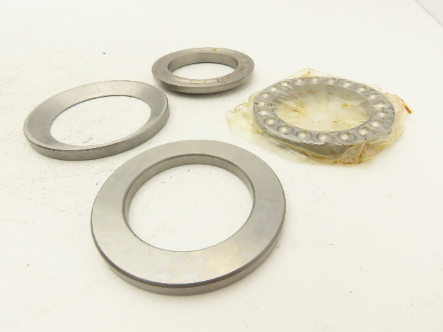 SKF 712 U Thrust Ball Bearing Race 3.54" OD x 2.36 ID x 1.2" Width Lot of 2