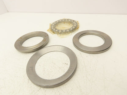 SKF 712 U Thrust Ball Bearing Race 3.54" OD x 2.36 ID x 1.2" Width Lot of 2