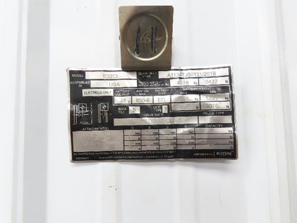 Linde Forklift Steering Column Cover Plastic Shroud Removed From E32CL