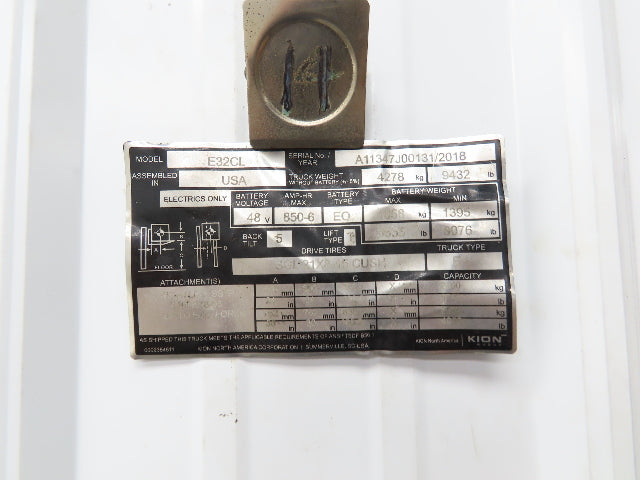 Linde VSP 100 LSH Forklift Power Steering Unit Hydraulic Motor From E32CL