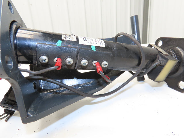 Linde 12855421000 Forklift Steering Wheel & Column W/Horn Removed From E32CL